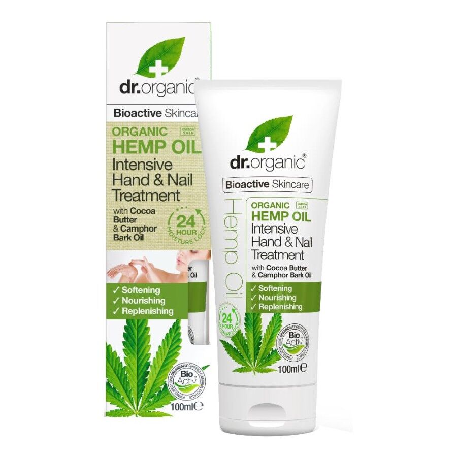 optima naturals srl dr. organic - organic hemp oil intensive hand & nail treatment