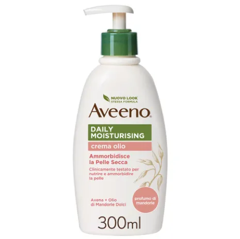 Johnson & Johnson Aveeno Crema Olio Idratante Corpo 300 Ml