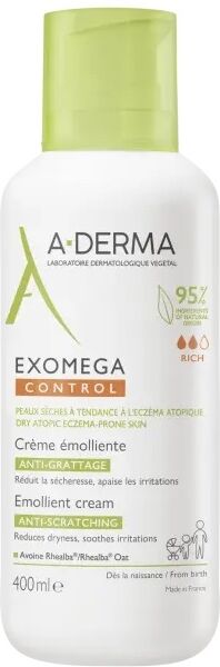 Aderma (pierre fabre it.spa) Exomega Contr Cr Emol 400ml