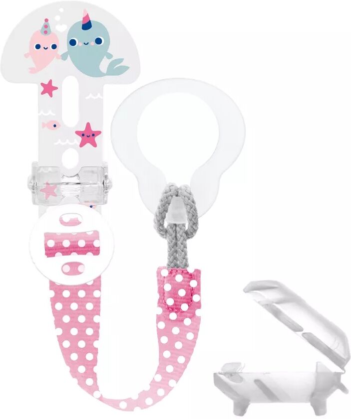 baby italia mam clip&cover porta succhietto girl