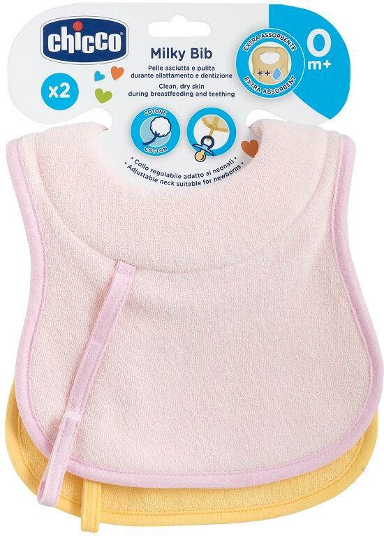 Chicco Ch Bavagl.Rosa 0m+ 2pz