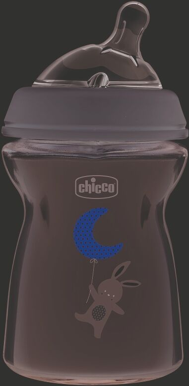 Naturalfeeling Biberon Vetro Chicco 0 Mesi + 250ml Flusso Lento