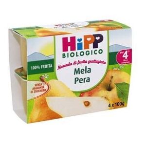 Hipp italia srl Hipp Bio Mer.Fr.Mela/pera4x100