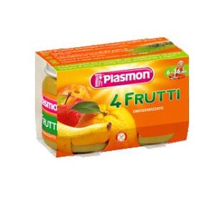 Plasmon (heinz italia spa) Plasmon Omog 4 Frutti 2x104g