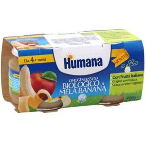 Humana italia spa Omo Humana Mela-Banana  2x100g