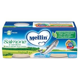 DANONE NUTRICIA SpA SOC.BEN. Omo Mellin Salmone 2x80g