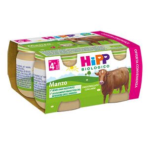 Hipp italia srl Omo Hipp Bio Manzo 4x80g