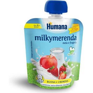 Humana italia spa Milkymerenda Mela/fragola 100g