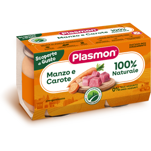 Plasmon (heinz italia spa) Plasmon Omog Manzo Carote 2pz