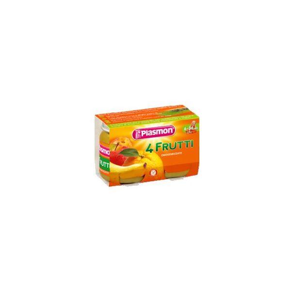 plasmon (heinz italia spa) plasmon omog 4 frutti 2x104g