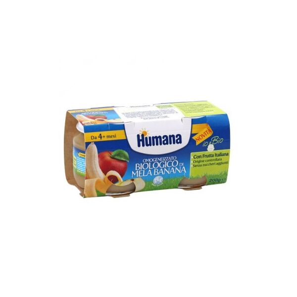 humana italia spa omo humana mela-banana  2x100g
