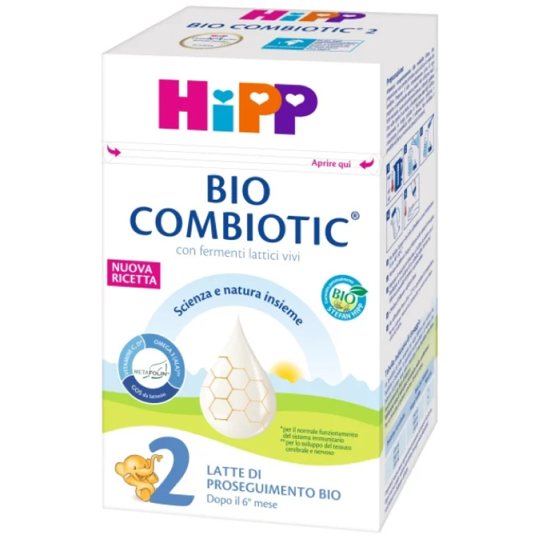 hipp italia srl hipp 2 bio combiotic 600 gr - latte di proseguimento