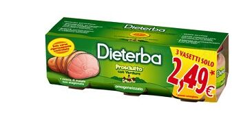 Dieterba (heinz italia spa) Omo Diet.Prosciutto 3x80g