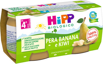 Hipp italia srl Omo Hipp Bio Kiwi/ba/pera2x80g