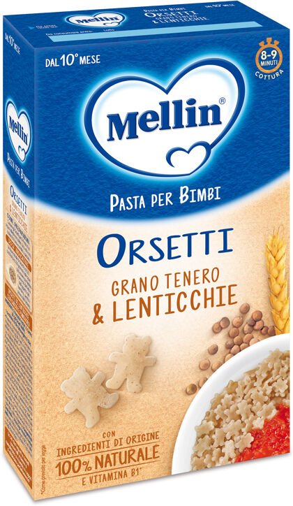 DANONE NUTRICIA SpA SOC.BEN. Mellin Orsetti Con Lenticchie