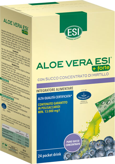 ESI Srl Aloevera Succo+fte Mirt.24pock