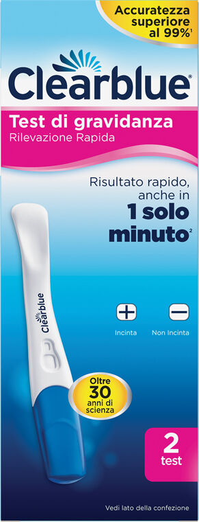 Procter & gamble srl Test Di Gravidanza Clearblue Pregn Visual Stick Cb6 2ct It