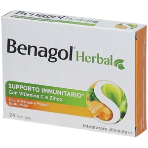 Reckitt benckiser h.(it.) spa Benagol Herbal 24 Pastiglie Miele