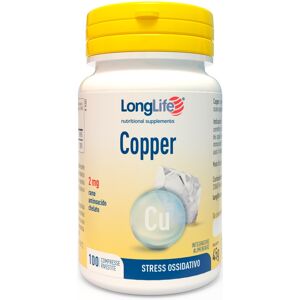 LONGLIFE Srl Longlife Copper 2mg 100 Cpr