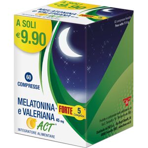 F&f srl Melatonina Act+ft 5+val.60 Cpr