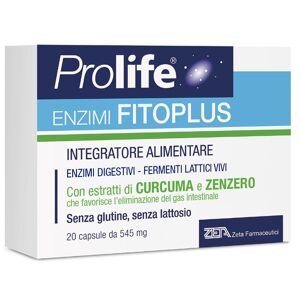 Zeta farmaceutici spa Prolife Enzimi Fitoplus 20 Cps