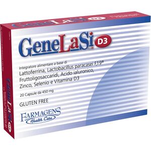 Farmagens health care srl Genelasi*d3 20 Cps 450mg