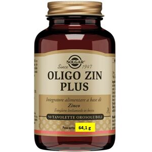 Solgar it. multinutrient spa Oligo Zin Plus 100tav Solgar