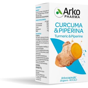 Arkofarm srl Arkocps Curcuma+piperina 40cps