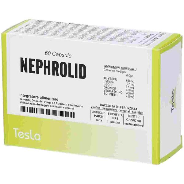 tesla sas di dr.zucchi & c. nephrolid 60 capsule tesla