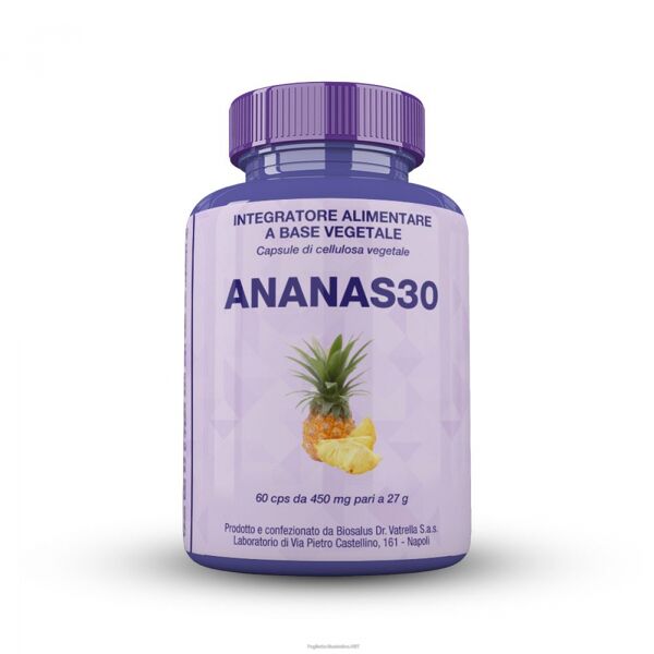 biosalus di vatrella a. sas ananas30 biosalus 60 capsule 27 g