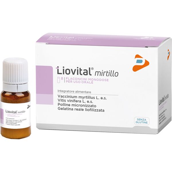 pharma line srl liovital mirtillo 8 fl.os