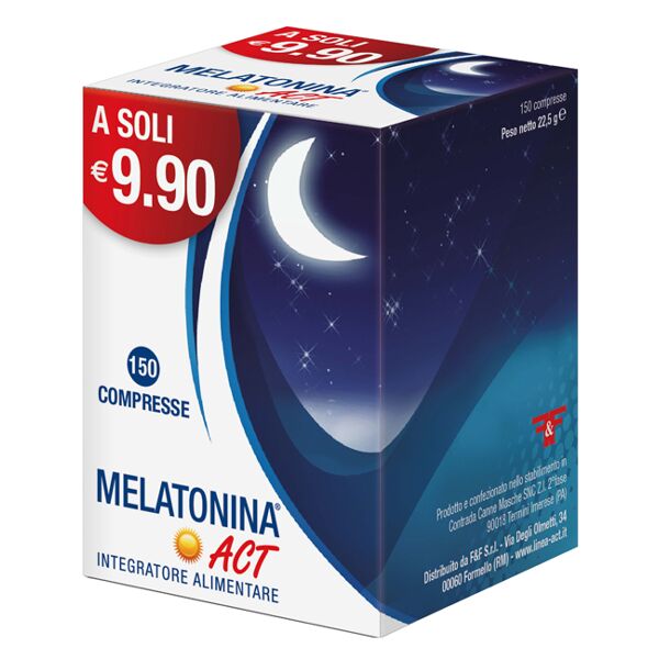 f&f srl melatonina act 150 cpr 1mg