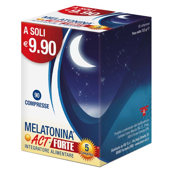 f&f srl melatonina act+ft 5 comp.90cpr