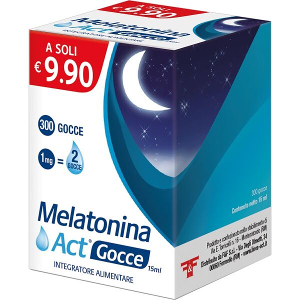 f&f srl melatonina act gtt 15ml