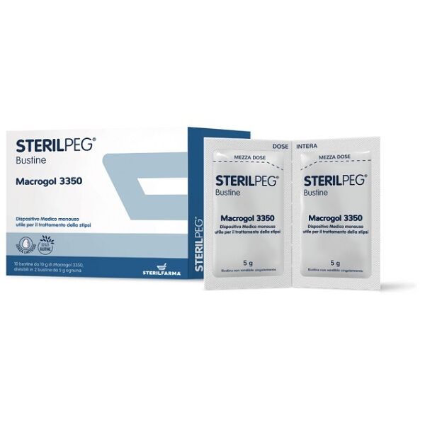 sterilfarma srl sterilpeg 10 bust.macrogol3350