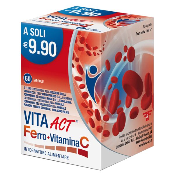 f&f srl vita act ferro+vit c 60cps