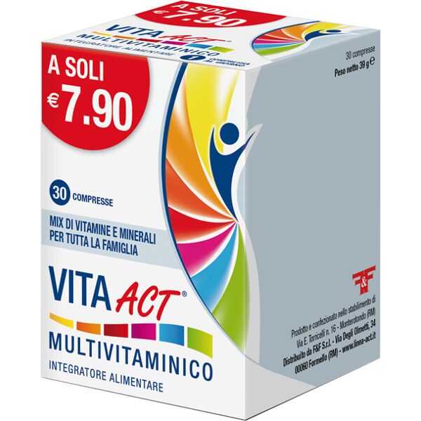 f&f srl vita act multivitaminico 30cpr