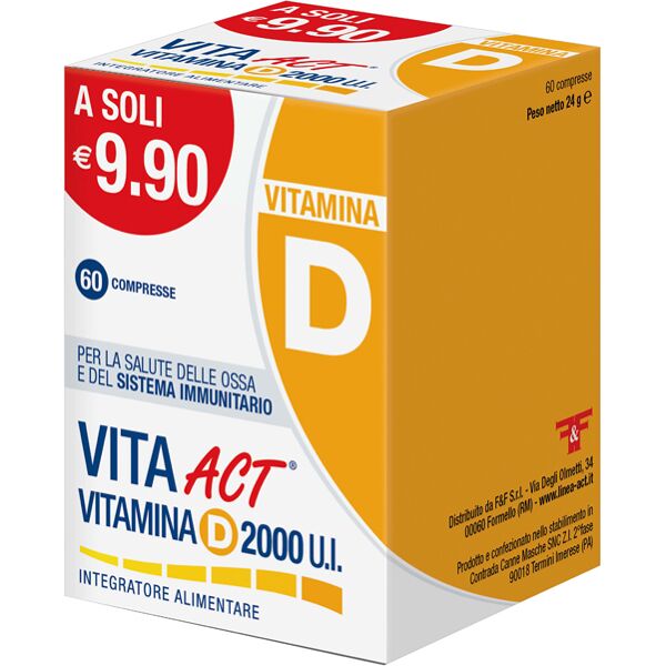 f&f srl vita act vit d 2000 ui 60cpr