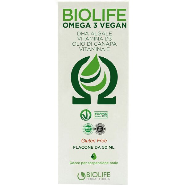 nutraceutica biolife srl biolife omega 3 vegan 50ml