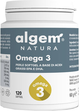 algem natura srl algem omega3 120 softgel