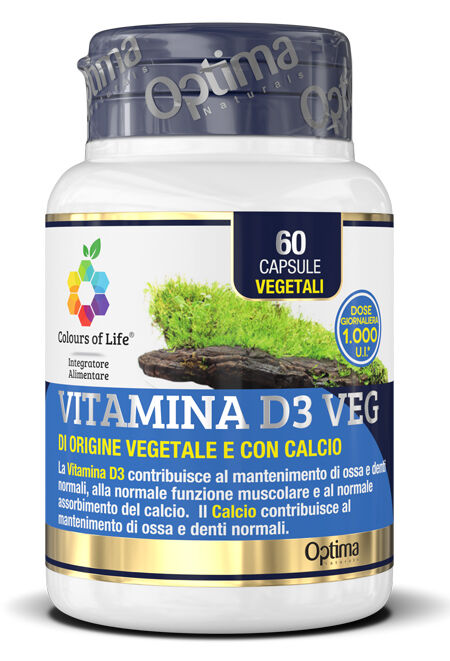 optima naturals srl colours life vitamina d3 60cps
