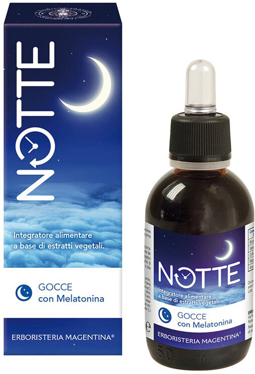 erboristeria magentina srl notte 50ml gocce melatonina