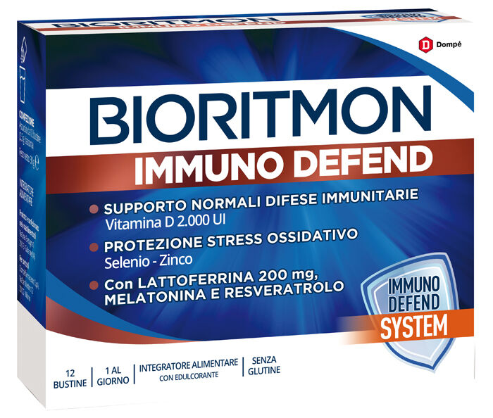 dompe' farmaceutici spa bioritmon immuno defend 12bust