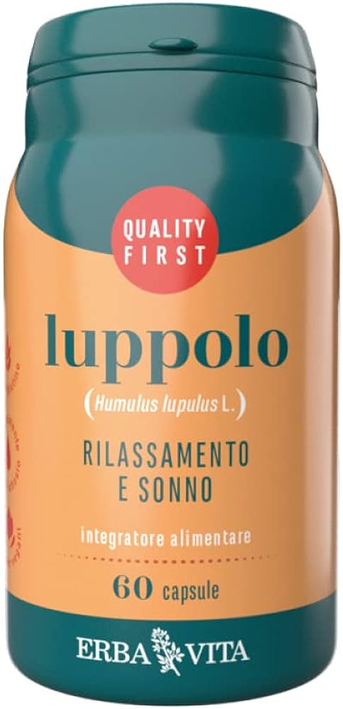 Luppolo 60 Capsule 450 Mg Erba Vita