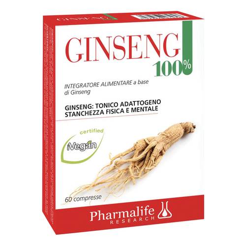 Pharmalife research srl Ginseng 100% 60 Compresse