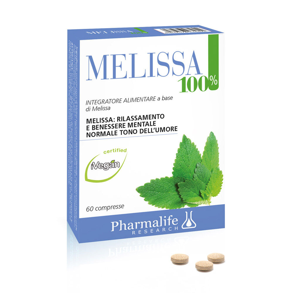 Pharmalife research srl Melissa 100% 60 Compresse Pharmalife