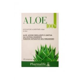Pharmalife research srl Pharmalife Research Aloe 100% Integratore Alimentare 60 Compresse