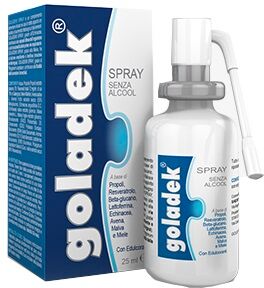 Shedir pharma srl unipersonale Goladek Spray No Alcool 25ml