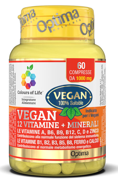 Optima naturals srl Colours Of Life Vegan 60cpr