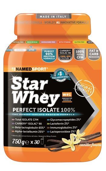 NAMEDSPORT Srl Star Whey Isolate Vanilla 750g